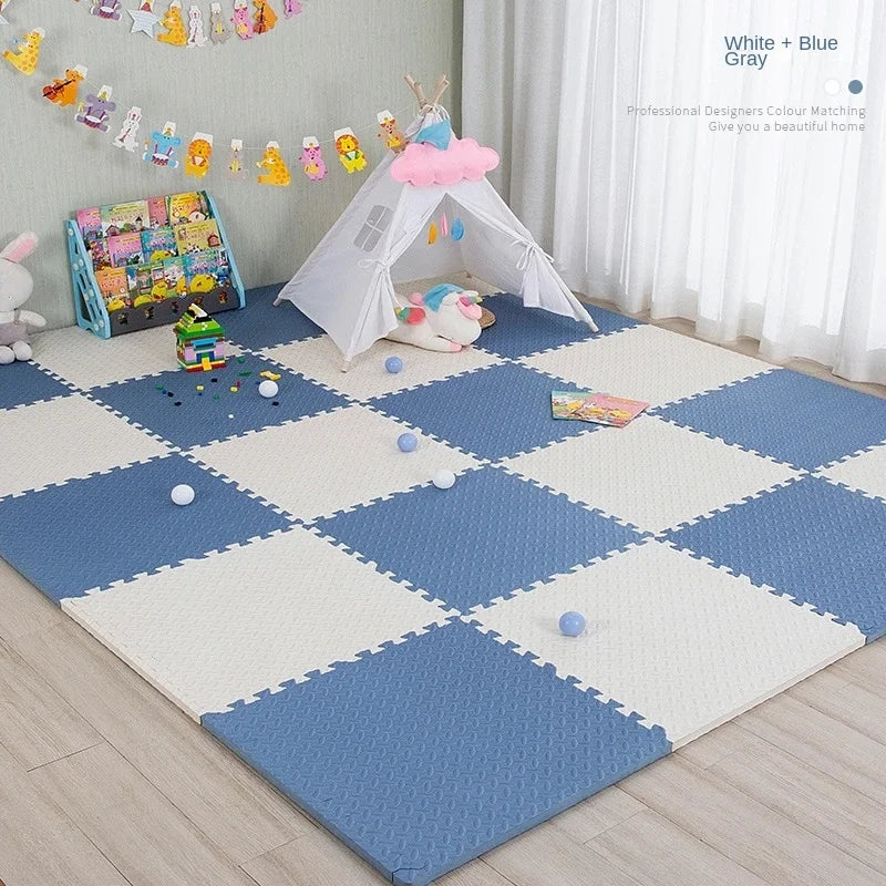 Educational Baby Puzzle Play Mat - 12x12 inc - MotherNest