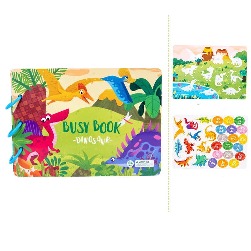 Educational Sticker Quiet Book for Kids - MotherNest