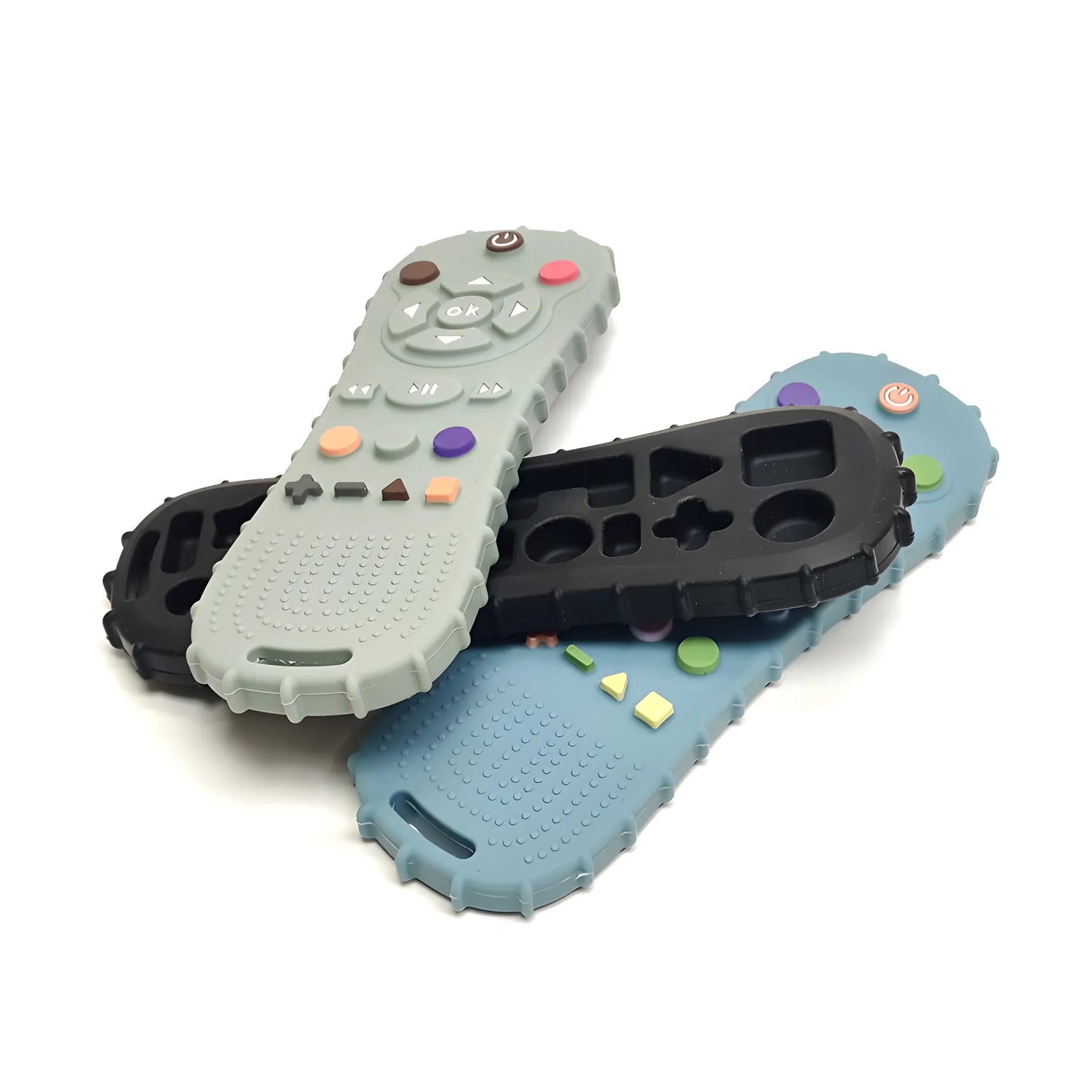 Baby Remote Control Teether Silicone Toy - MotherNest