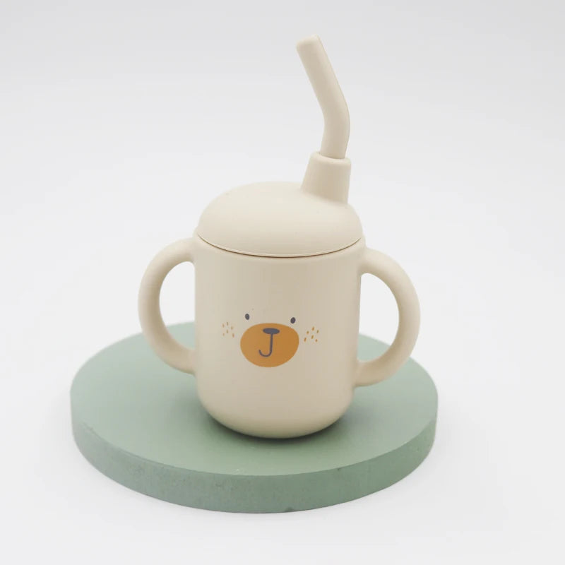 Animal Face Baby Sippy Cup - MotherNest