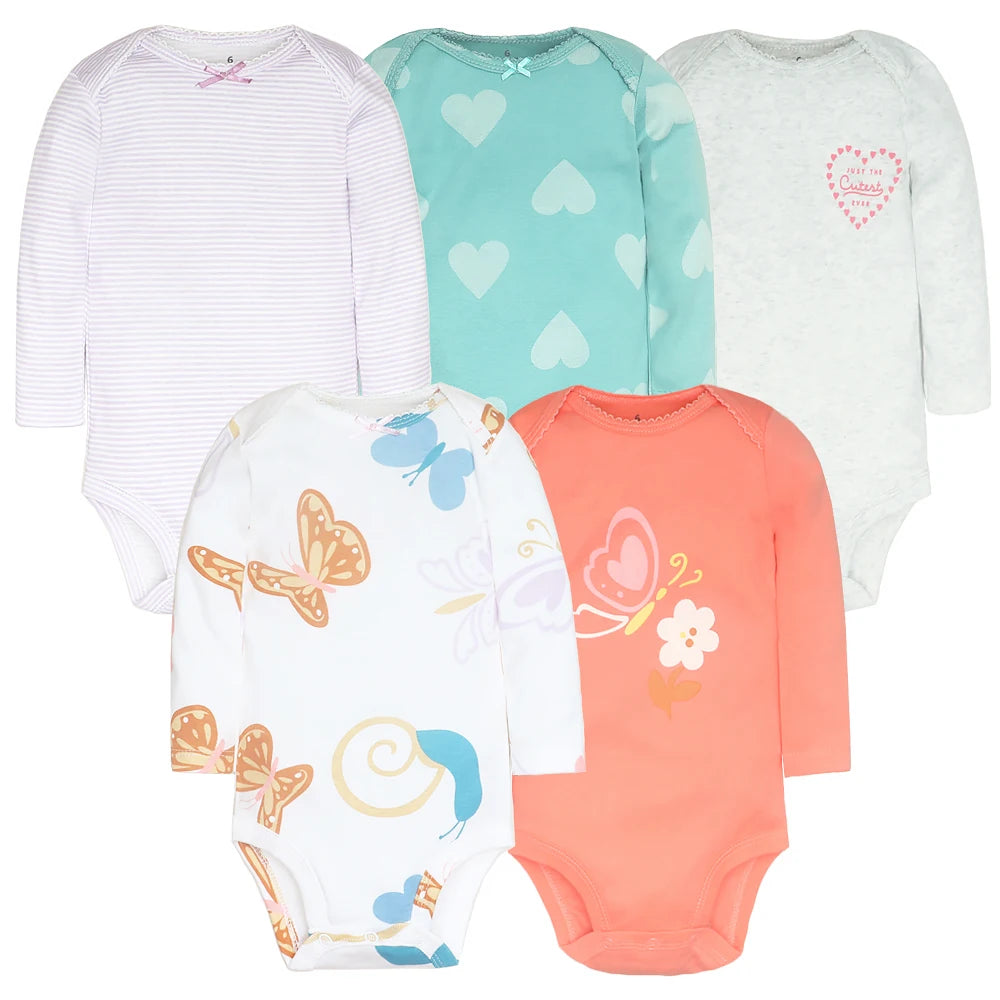 Baby 5-pack Long Sleeve Original Bodysuits - MotherNest