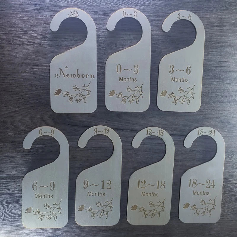 Wooden Baby Closet Dividers Set - MotherNest