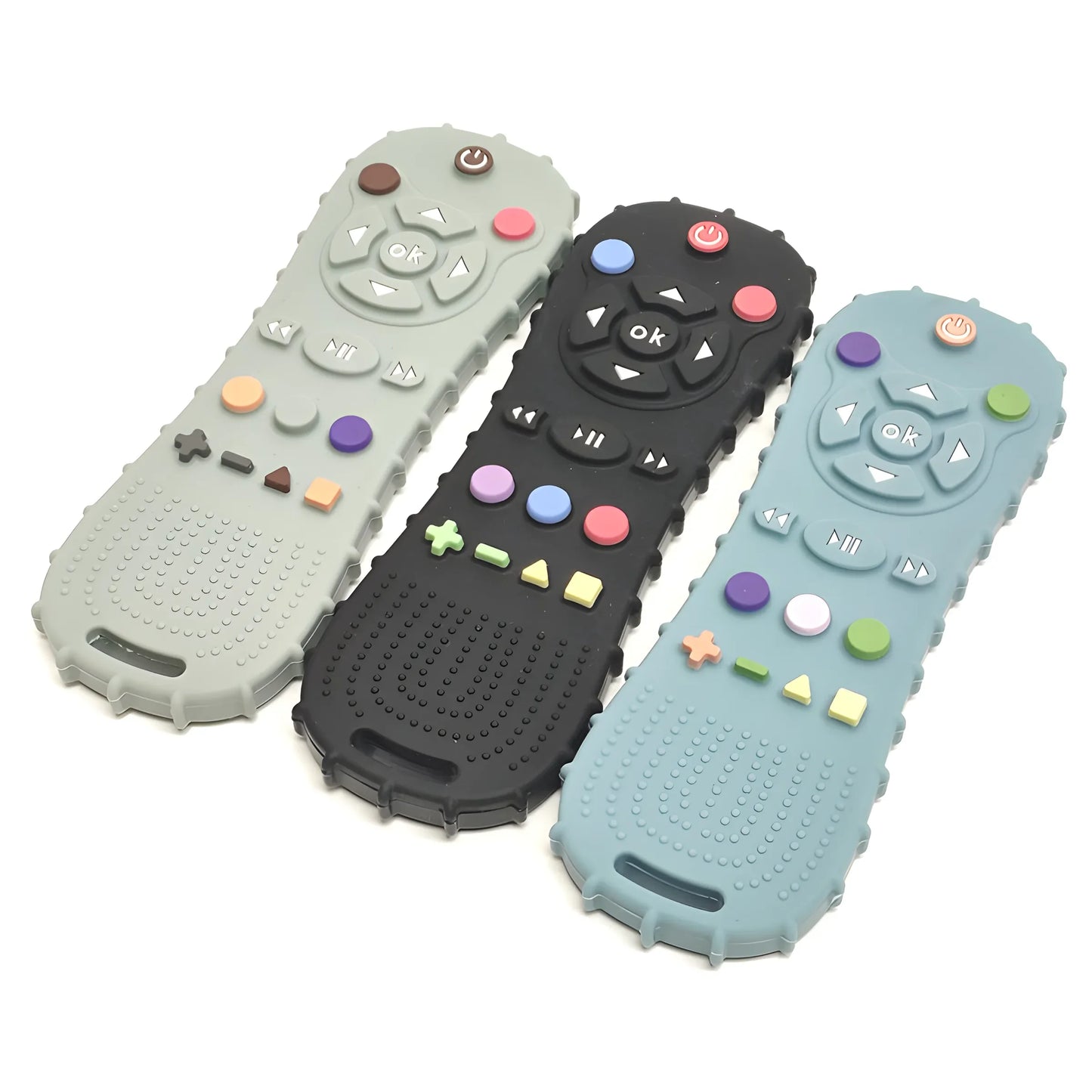 Baby Remote Control Teether Silicone Toy - MotherNest