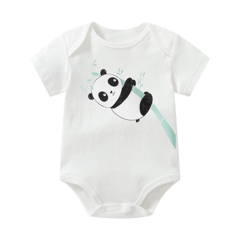 Cute Baby Onesie Set Cotton Rompers - MotherNest