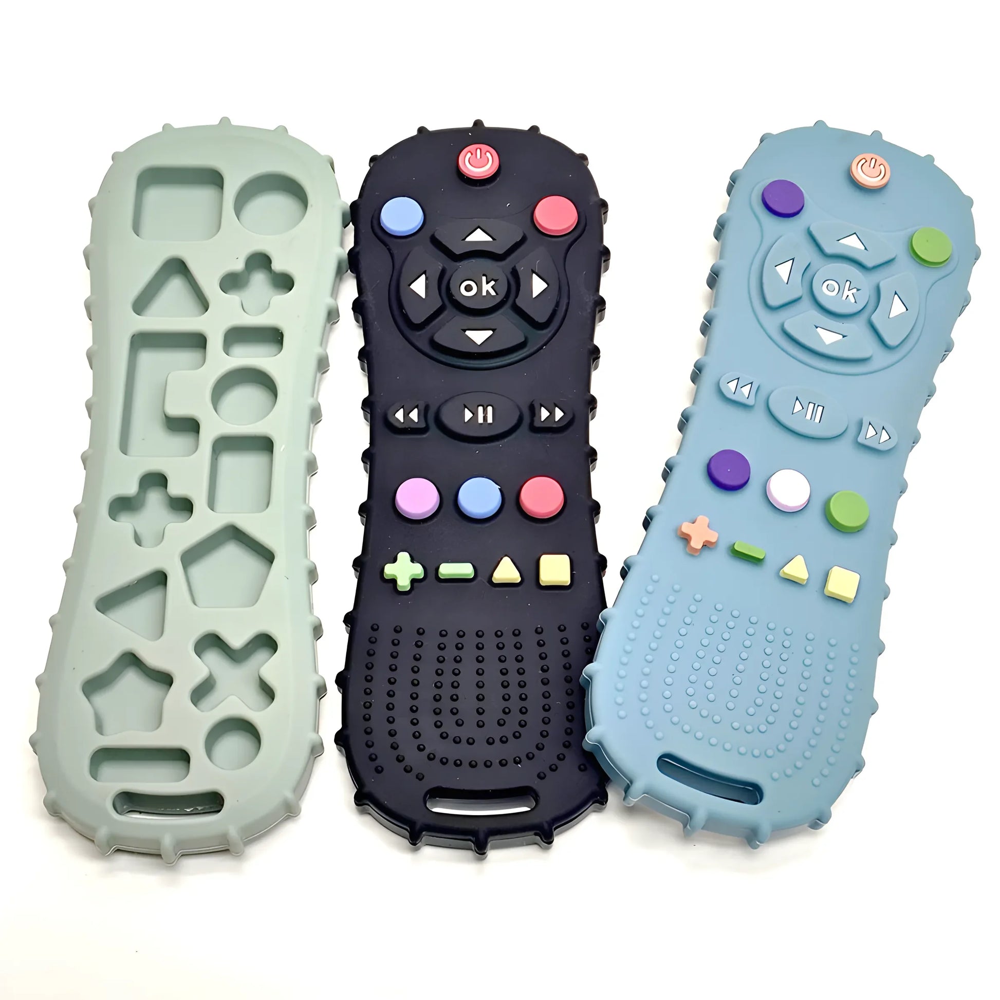 Baby Remote Control Teether Silicone Toy - MotherNest