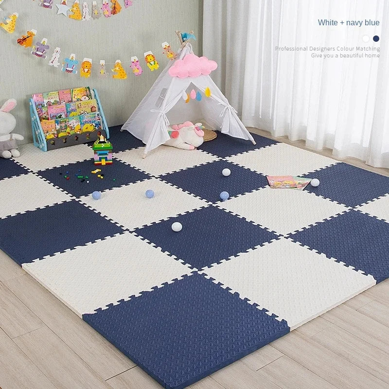 Educational Baby Puzzle Play Mat - 12x12 inc - MotherNest