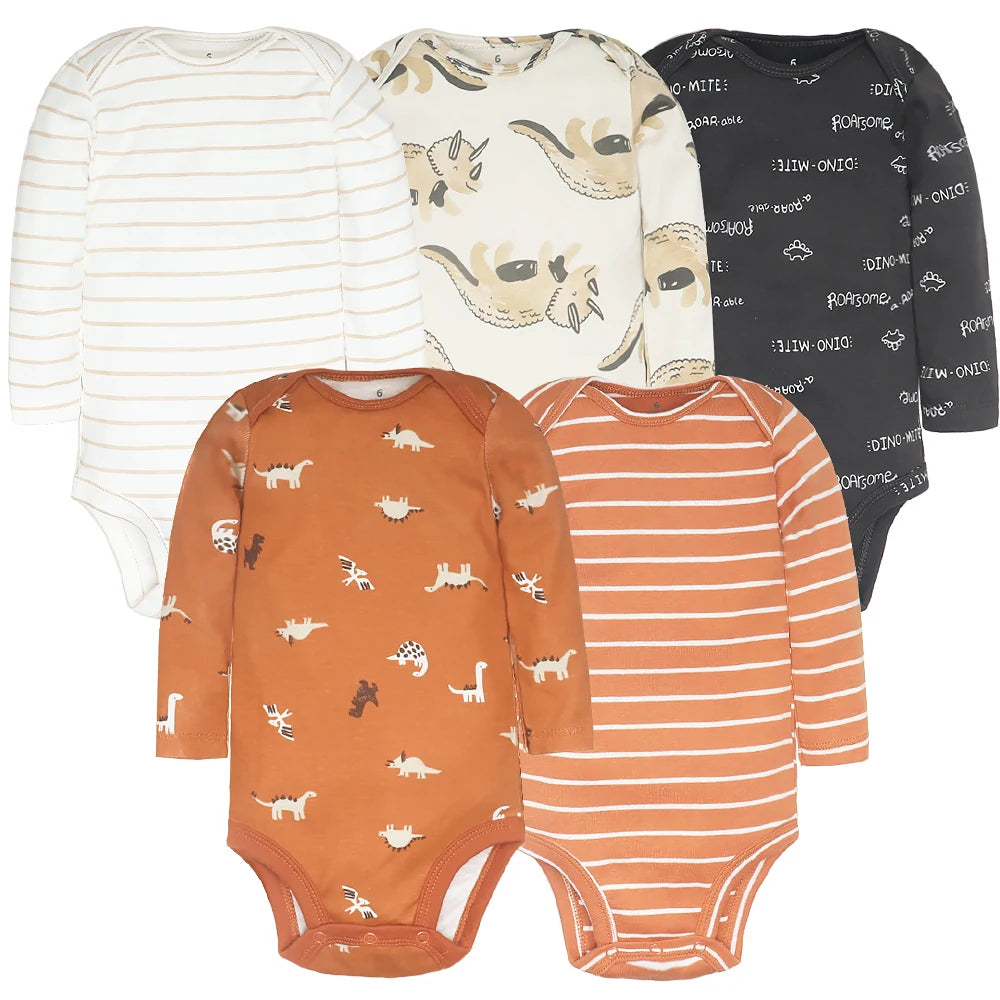 Baby 5-pack Long Sleeve Original Bodysuits - MotherNest