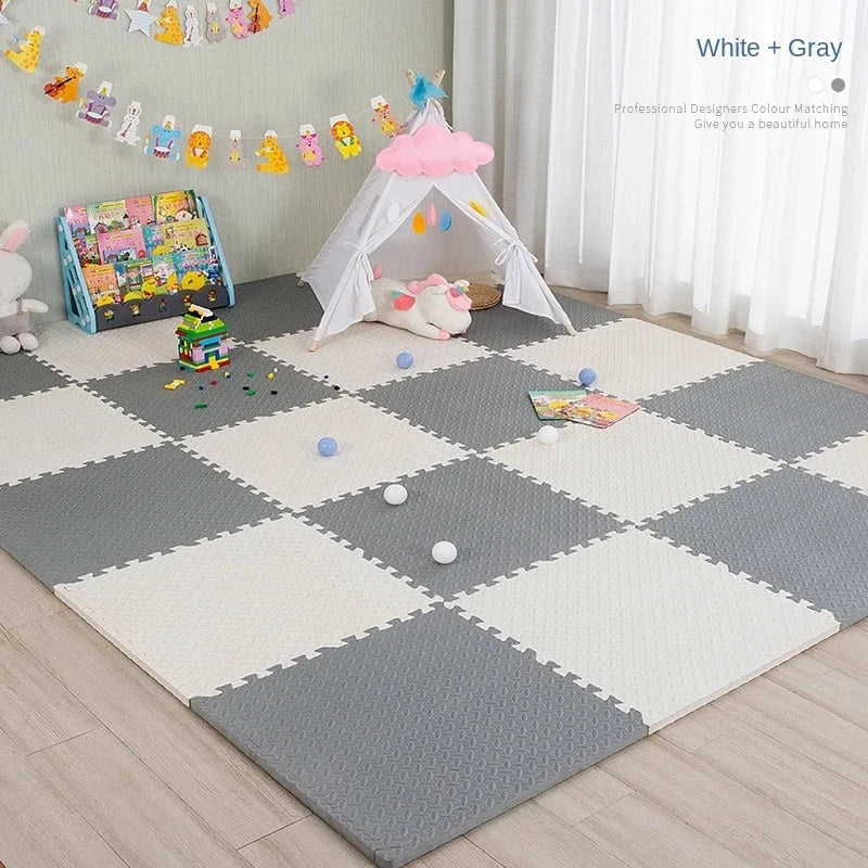 Educational Baby Puzzle Play Mat - 12x12 inc - MotherNest